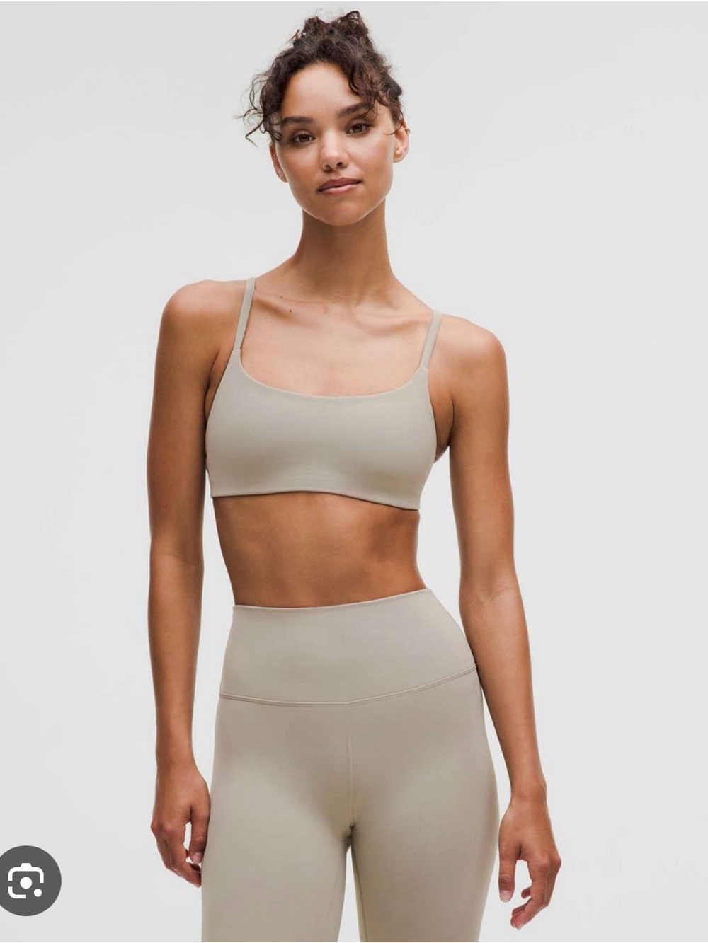 Lululemon Wunder Train Strappy Racer Bra, Riverstone